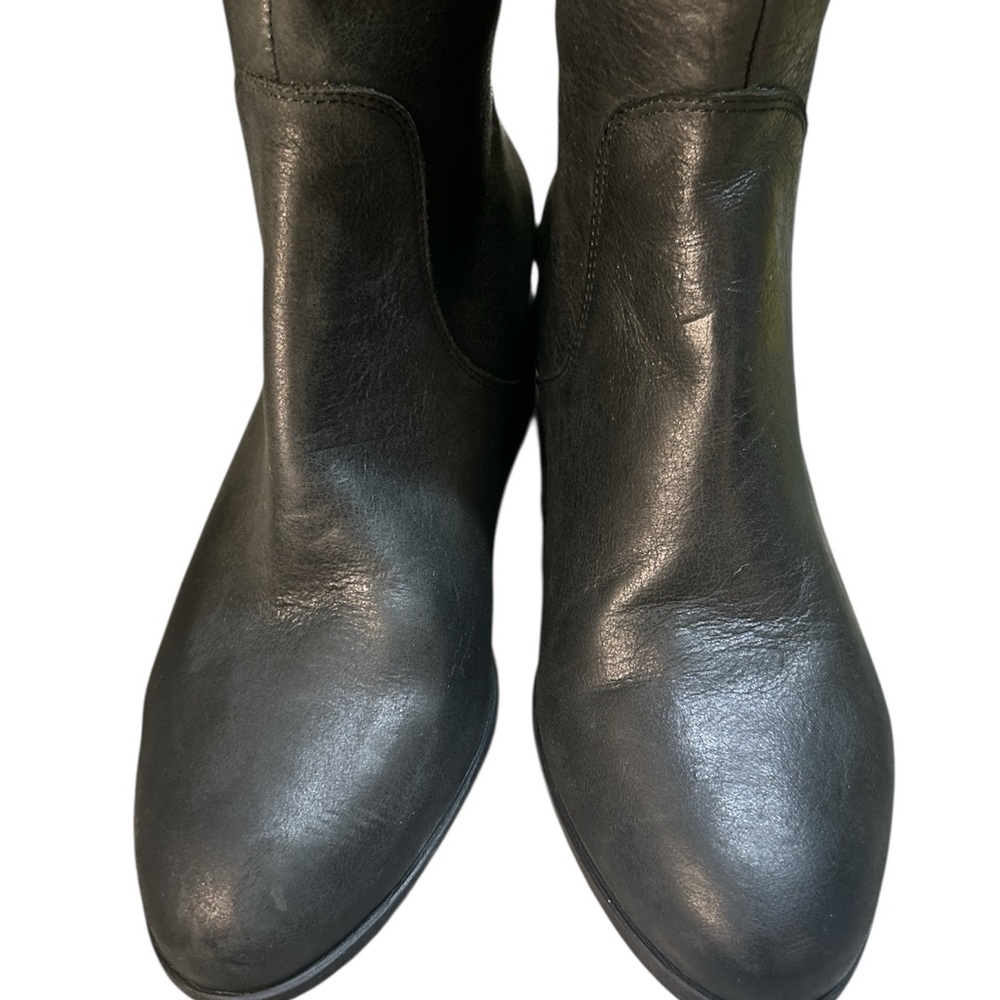Lucky Brand Women's Black Leather Boots - Picture 4 of 10
